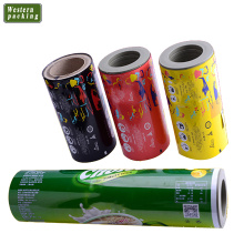 Milk powder packaging film roll, laminated milk powder packing film roll